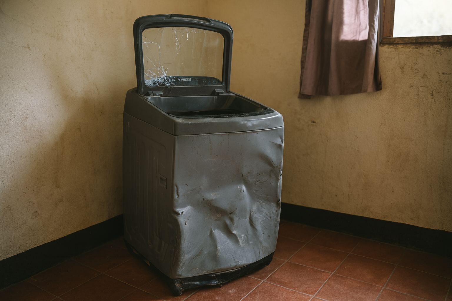Man veroordeeld voor slopen wasmachine van zus